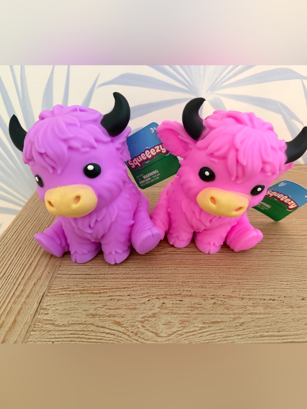 Squeezy Highland Cows, Pink & Purple